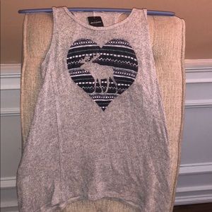 Abercrombie kids gray tank